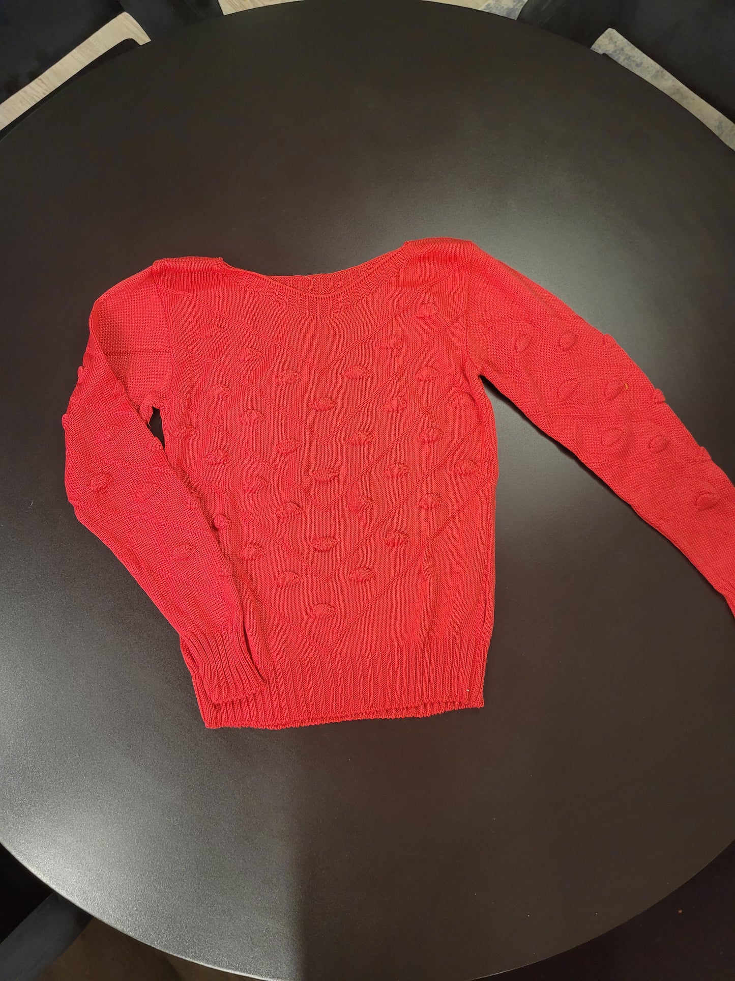 Dot Pattern Knit Sweater